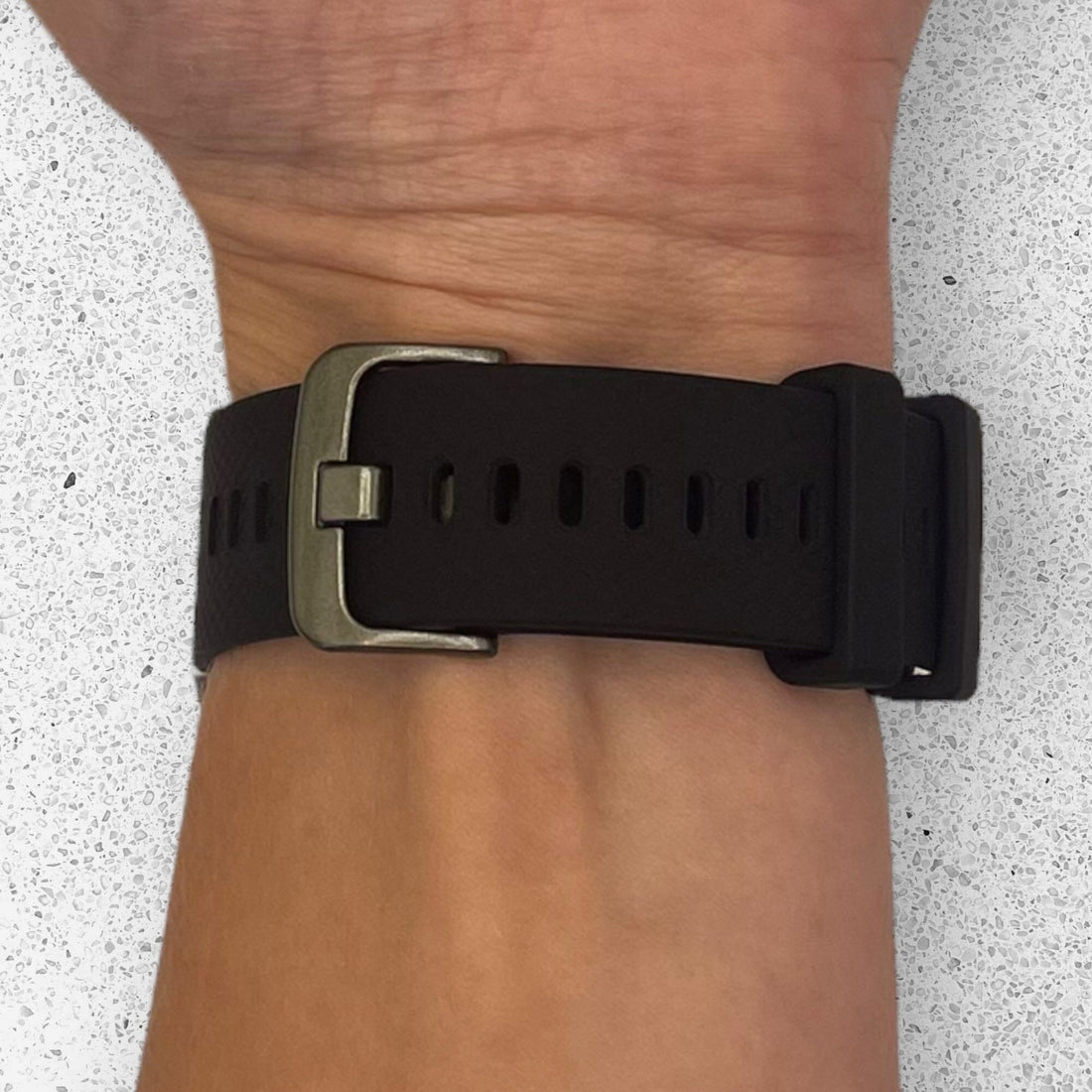 black-huawei-gt2-42mm-watch-straps-nz-silicone-watch-bands-aus