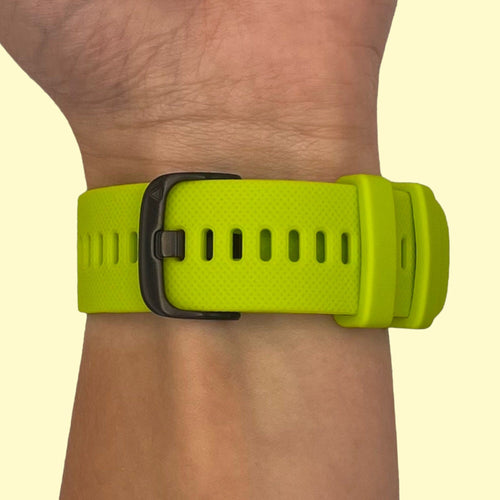 lime-green-garmin-vivoactive-4s-watch-straps-nz-silicone-watch-bands-aus