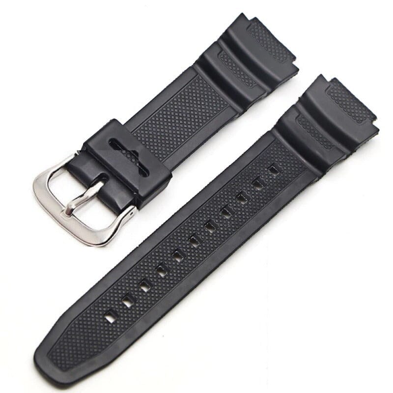 Black Silicone Watch Straps Compatible with the Casio SGW, AQ, AE & W Range + More! NZ