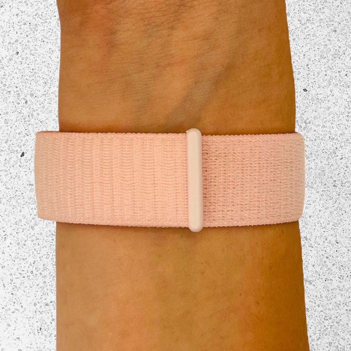 pearl-pink-garmin-fenix-5-watch-straps-nz-nylon-sports-loop-watch-bands-aus