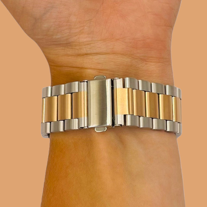 silver-rose-gold-metal-samsung-galaxy-watch-6-classic-(47mm)-watch-straps-nz-stainless-steel-link-watch-bands-aus