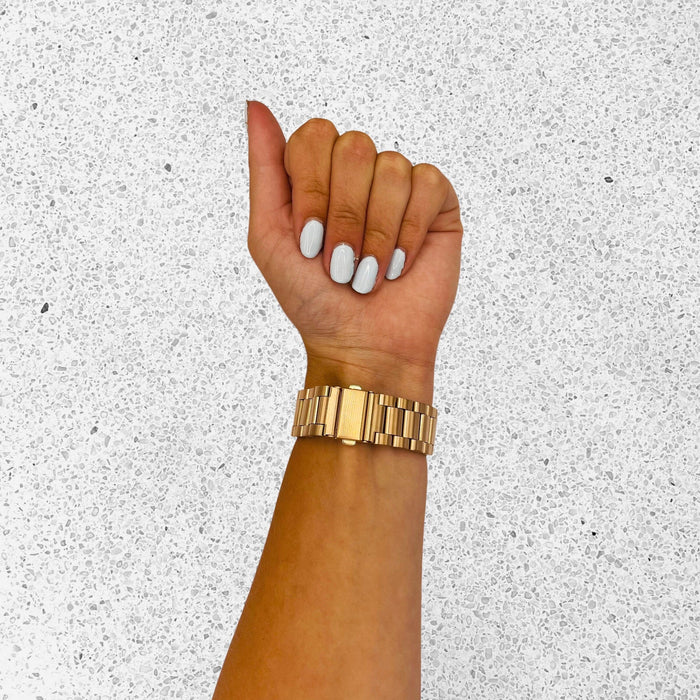 rose-gold-metal-garmin-venu-sq-2-watch-straps-nz-stainless-steel-link-watch-bands-aus
