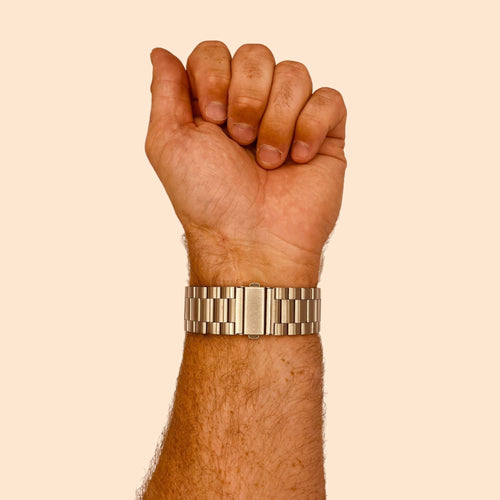 silver-metal-garmin-instinct-watch-straps-nz-stainless-steel-link-watch-bands-aus