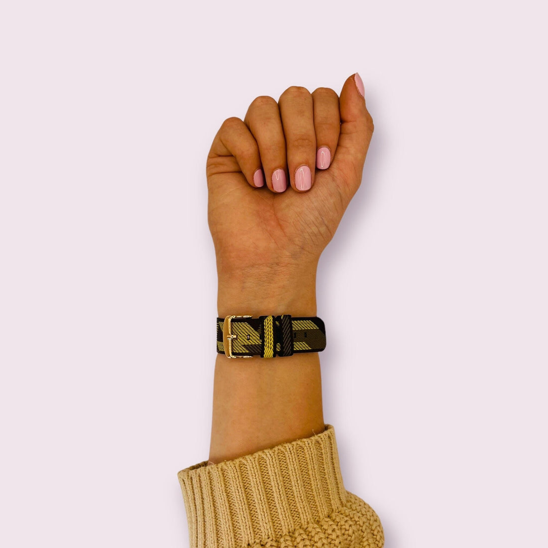yellow-pattern-garmin-venu-sq-watch-straps-nz-canvas-watch-bands-aus-996015
