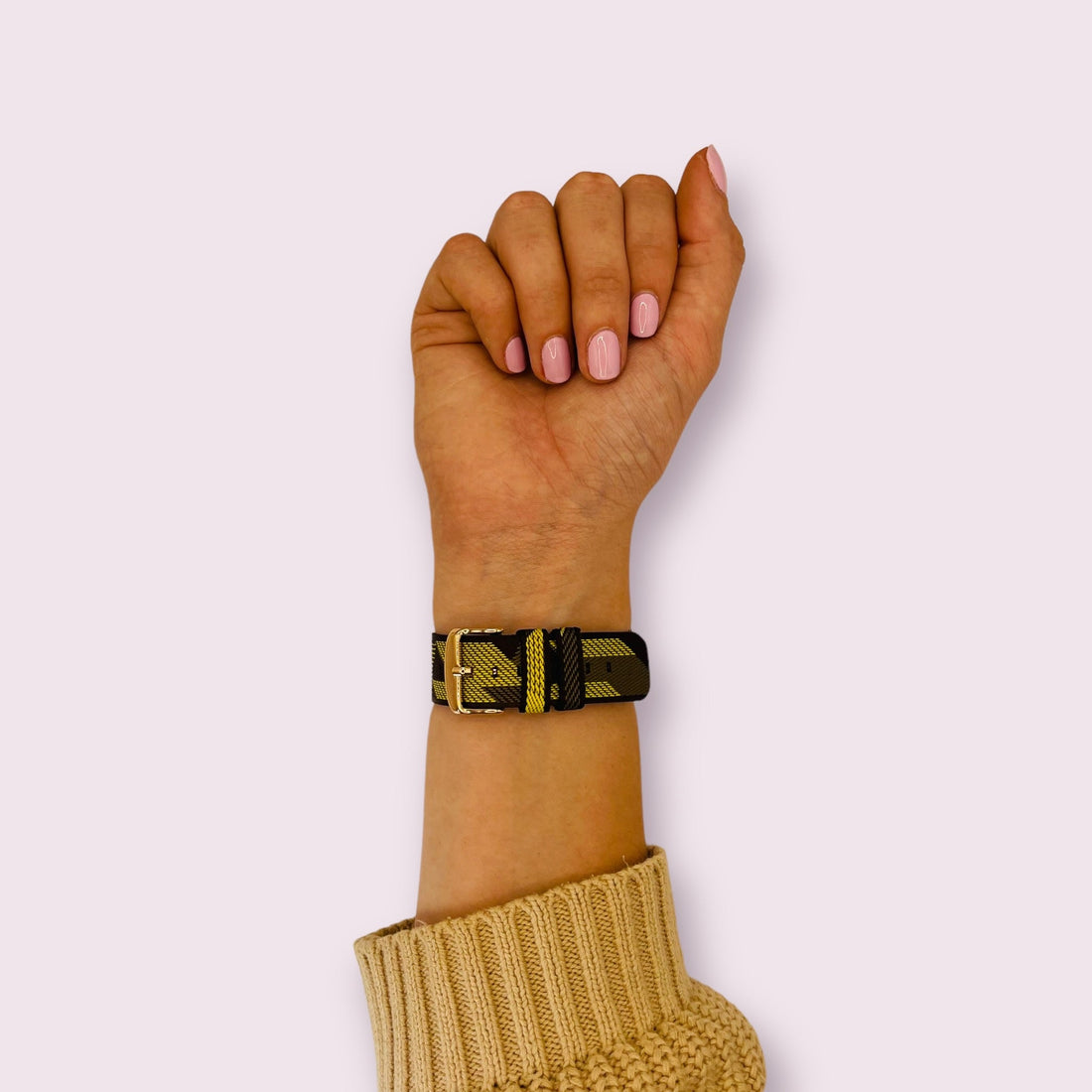 yellow-pattern-garmin-vivoactive-5-watch-straps-nz-canvas-watch-bands-aus-996015