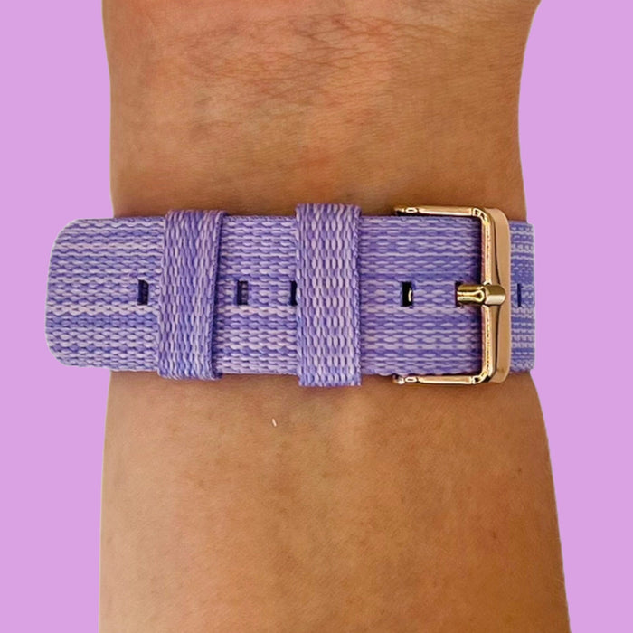 lavender-ticwatch-gtx-watch-straps-nz-canvas-watch-bands-aus