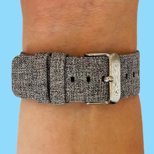 charcoal-garmin-forerunner-158-watch-straps-nz-canvas-watch-bands-aus
