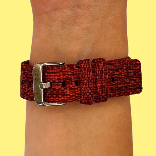 red-fitbit-charge-6-watch-straps-nz-canvas-watch-bands-aus