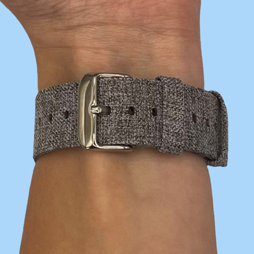 grey-garmin-quatix-6-watch-straps-nz-canvas-watch-bands-aus