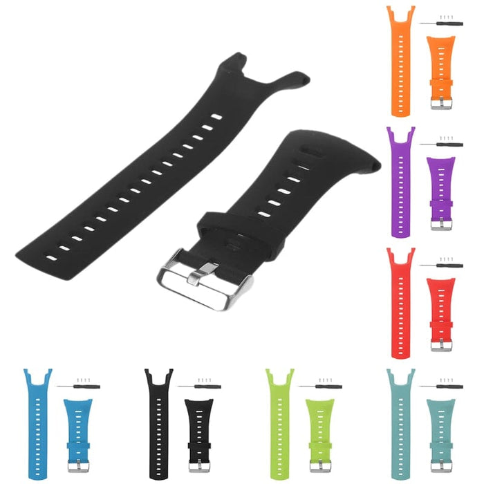 Green Replacement Silicone Watch Straps Compatible with the Suunto Ambit 1 2 3 Colours NZ