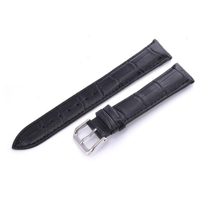 Replacement Snakeskin Leather Watch Straps Compatible with 16mm Watches