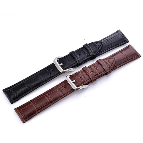 black-samsung-galaxy-watch-6-(44mm)-watch-straps-nz-snakeskin-leather-watch-bands-aus