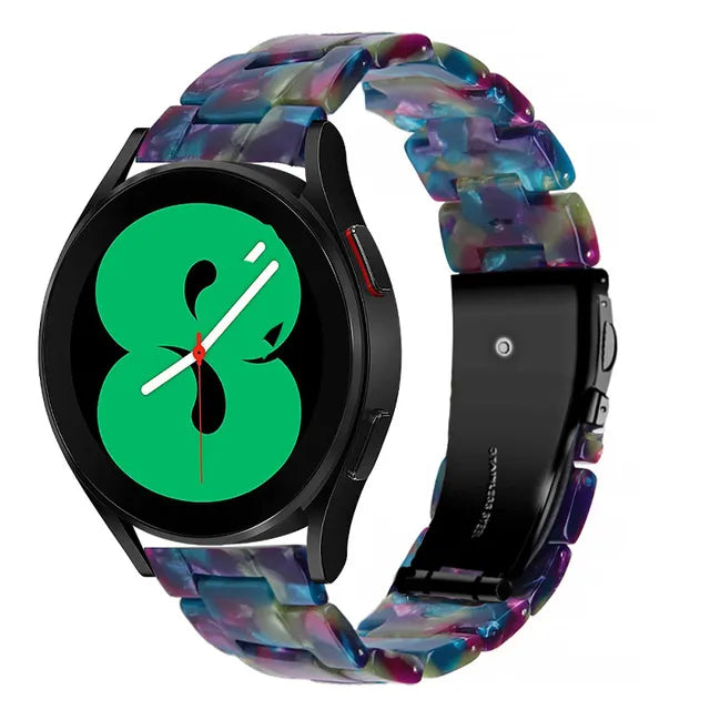 colourful-samsung-galaxy-watch-5-(40-44mm)-watch-straps-nz-resin-watch-bands-aus