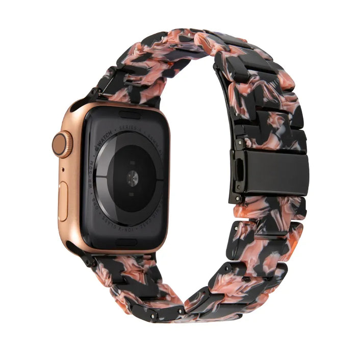 pink-flower-samsung-galaxy-watch-6-classic-(43mm)-watch-straps-nz-resin-watch-bands-aus