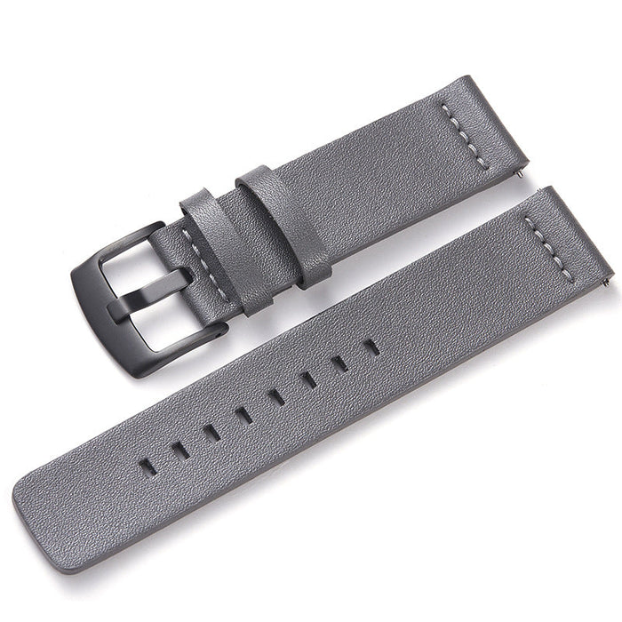 grey-black-buckle-huawei-watch-2-pro-watch-straps-nz-leather-watch-bands-aus
