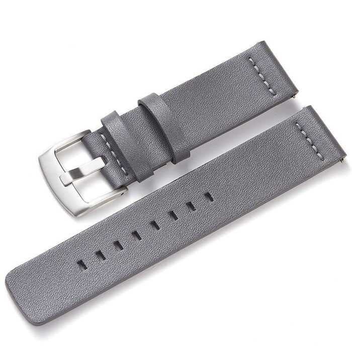 grey-silver-buckle-huawei-honor-s1-watch-straps-nz-leather-watch-bands-aus