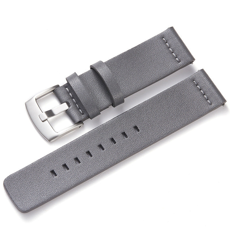 grey-silver-buckle-huawei-watch-2-pro-watch-straps-nz-leather-watch-bands-aus