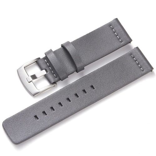 grey-silver-buckle-huawei-honor-magic-watch-2-watch-straps-nz-leather-watch-bands-aus