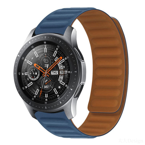 blue-huawei-gt-42mm-watch-straps-nz-magnetic-silicone-watch-bands-aus