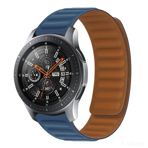 blue-garmin-forerunner-158-watch-straps-nz-magnetic-silicone-watch-bands-aus