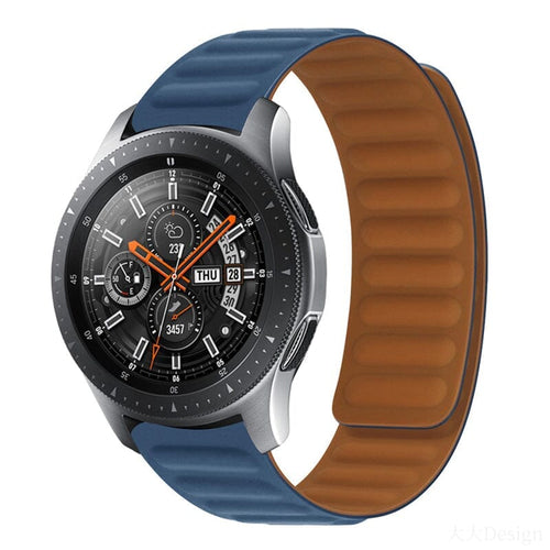 blue-garmin-epix-pro-(gen-2,-51mm)-watch-straps-nz-magnetic-silicone-watch-bands-aus