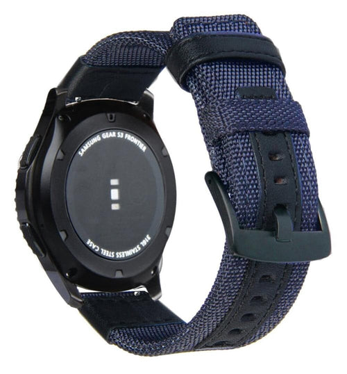 blue-huawei-22mm-range-watch-straps-nz-nylon-and-leather-watch-bands-aus