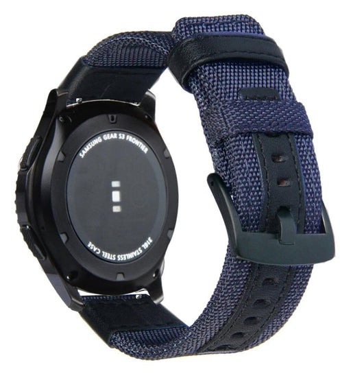 blue-garmin-vivomove-hr-hr-sports-watch-straps-nz-nylon-and-leather-watch-bands-aus