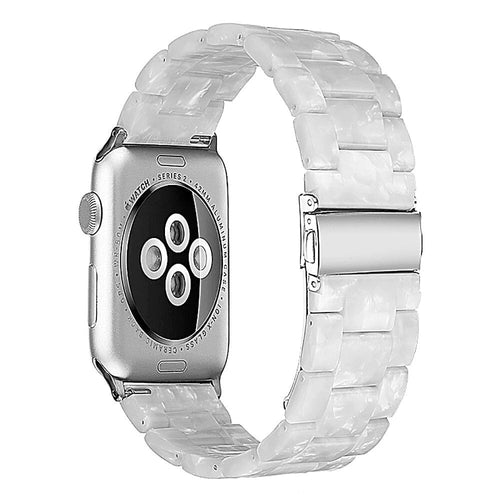 pearl-white-samsung-galaxy-watch-5-(40-44mm)-watch-straps-nz-resin-watch-bands-aus
