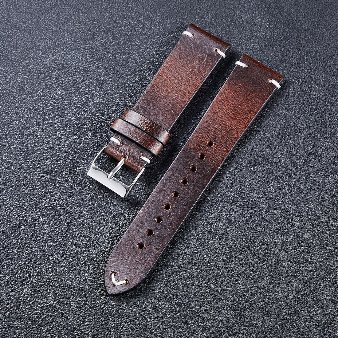 dark-brown-garmin-forerunner-265s-watch-straps-nz-vintage-leather-watch-bands-aus-993102