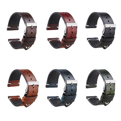 black-garmin-forerunner-945-watch-straps-nz-vintage-leather-watch-bands-aus
