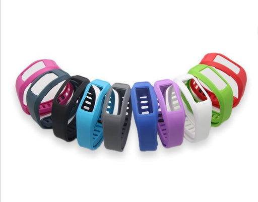 Black Replacement Silicone Watch Straps Compatible with the Garmin Vivofit NZ