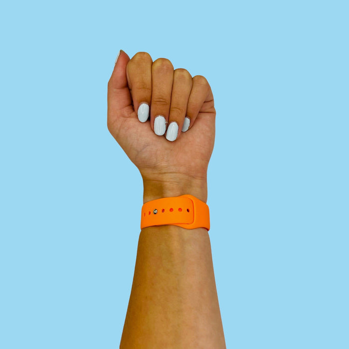 orange-garmin-forerunner-158-watch-straps-nz-silicone-button-watch-bands-aus