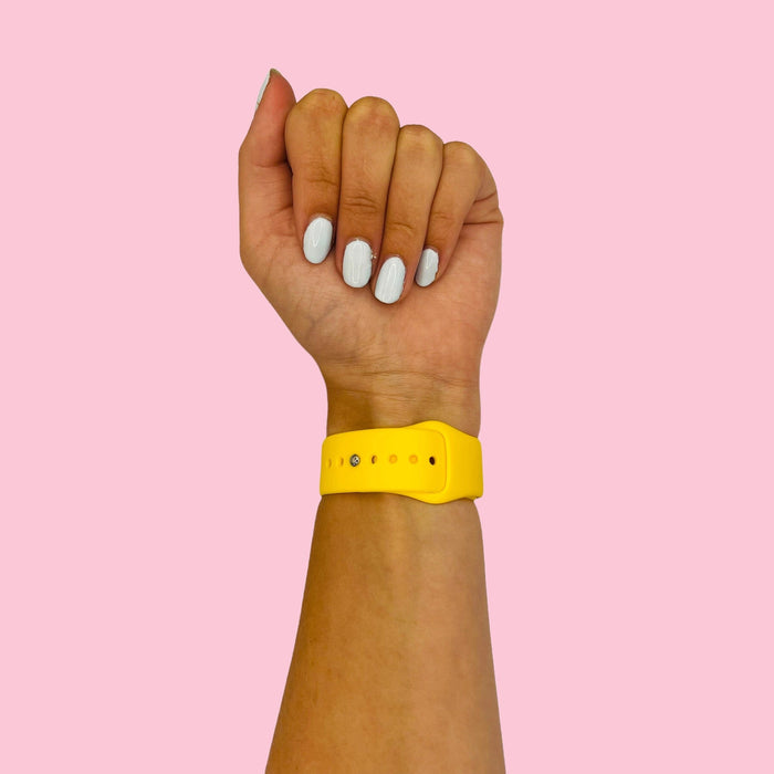 yellow-nixon-22mm-range-watch-straps-nz-silicone-button-watch-bands-aus