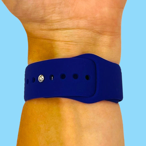 navy-blue-huawei-watch-3-pro-watch-straps-nz-silicone-button-watch-bands-aus