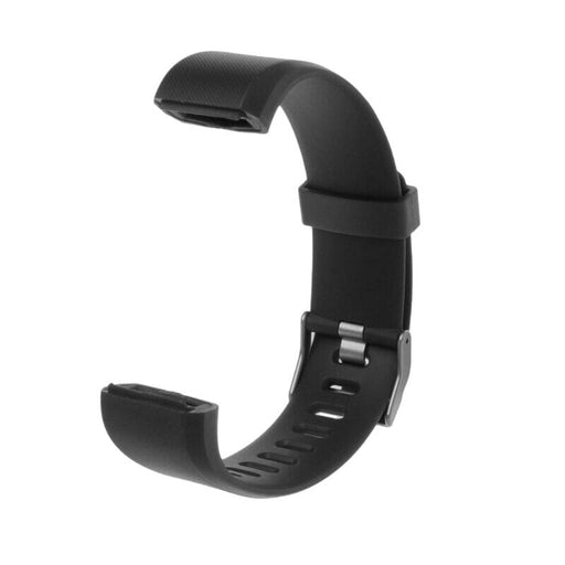 Black Watch Straps compatible with the ID115 Plus Smart Bracelet Fitness Tracker NZ