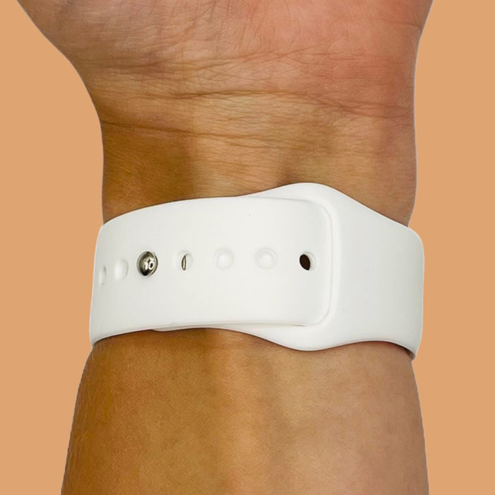 white-huawei-gt2-42mm-watch-straps-nz-silicone-button-watch-bands-aus