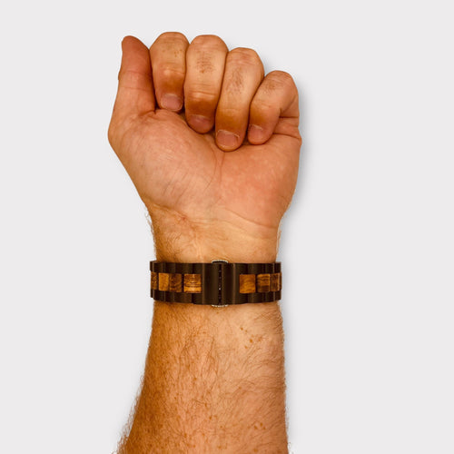 black-brown-coros-vertix-watch-straps-nz-wooden-watch-bands-aus