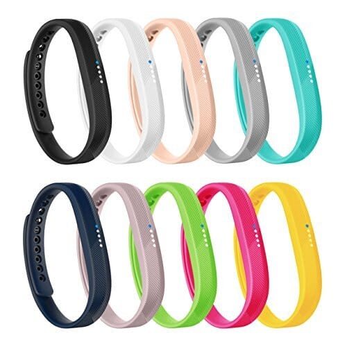 Green Replacement Silicone Watch Straps Compatible with the Fitbit Flex 2 NZ
